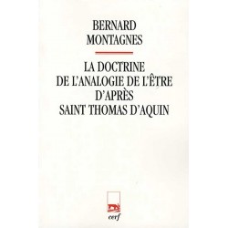 La Doctrine de l'analogie de l'être d'après Saint Thomas d'Aquin - Bernard Montagnes