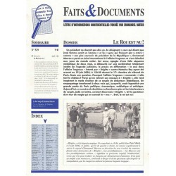 Faits & Documents n°529 - « le Roi est nu! »