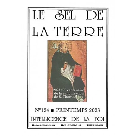 Le Sel de la Terre - n°124, printemps 2023