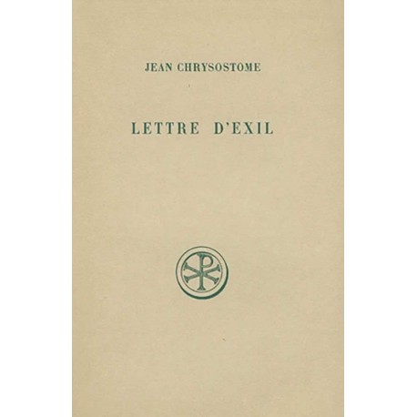 Lettre d'exil - Jean Chrysostome 