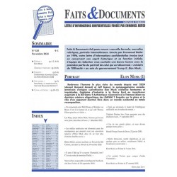 Faits & Documents n°535 - « Elon Musk (1) »