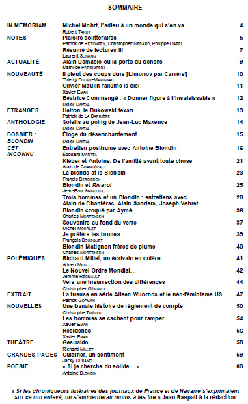 Livr'arbitres 6 - sommaire Livr'arbitres 6 - sommaire